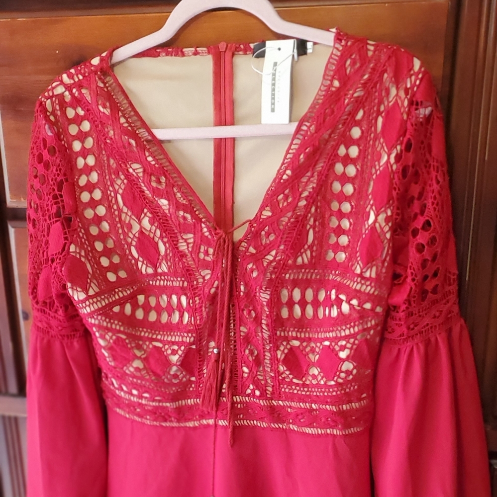 Red mimi dress size LG.